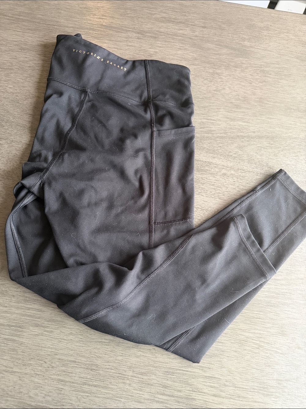 Victoria's Secret Black Seamless Performance Leggings